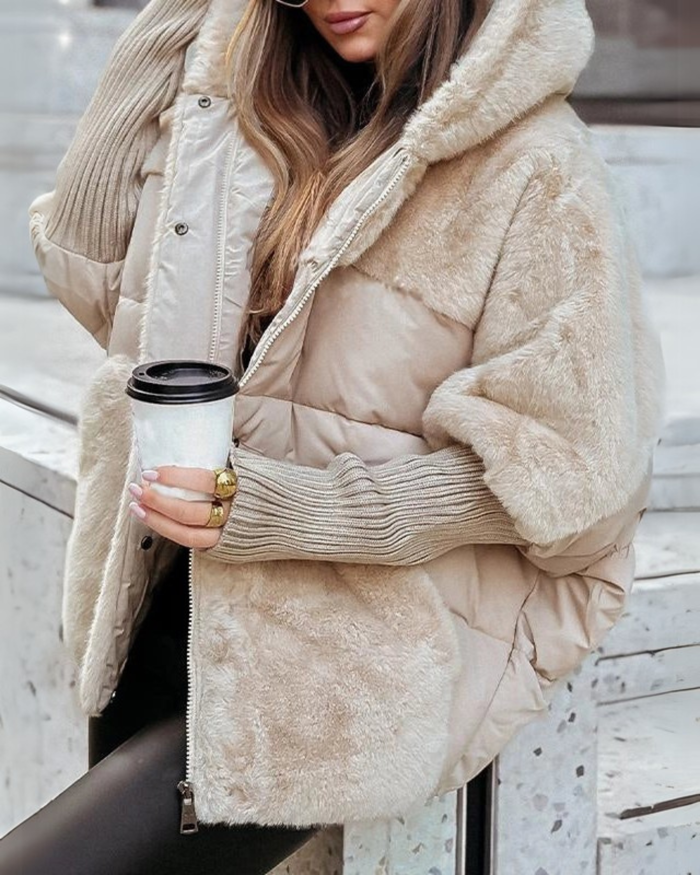 Sarvella™ | Μπουφάν με κουκούλα και θερμομονωτικές ιδιότητες