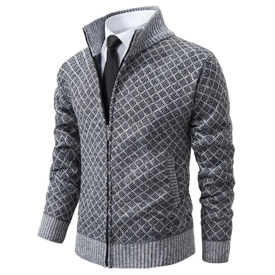 Henrik™ | Κομψό cardigan με φερμουάρ