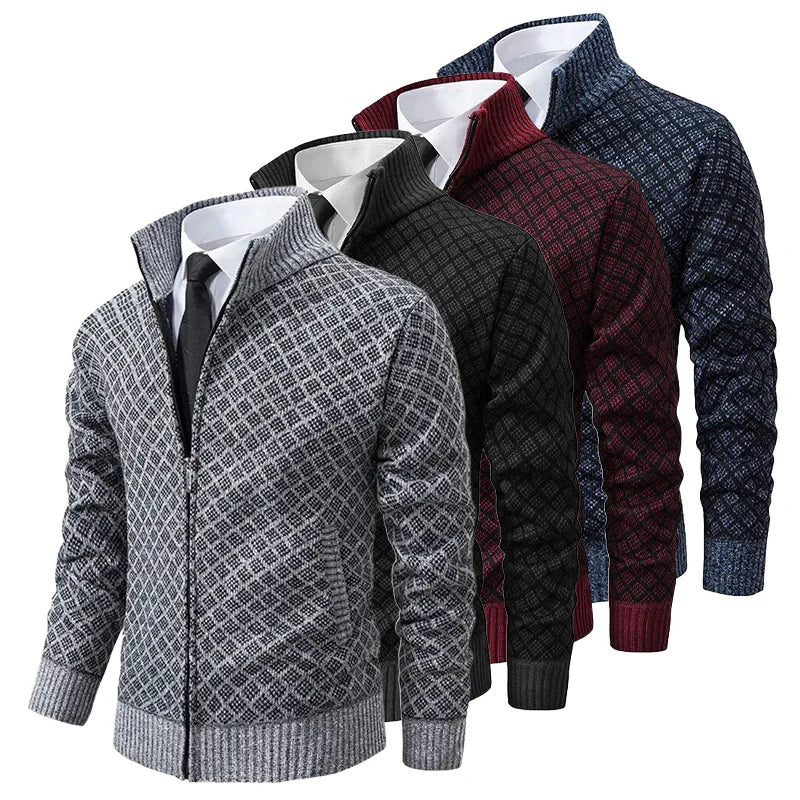Henrik™ | Κομψό cardigan με φερμουάρ