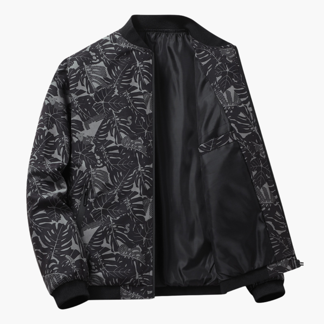 Κομψό ανδρικό bomber jacket