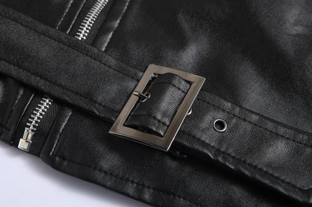 Austin™ | Κλασική Δερμάτινη Μπiker Τζάκετ