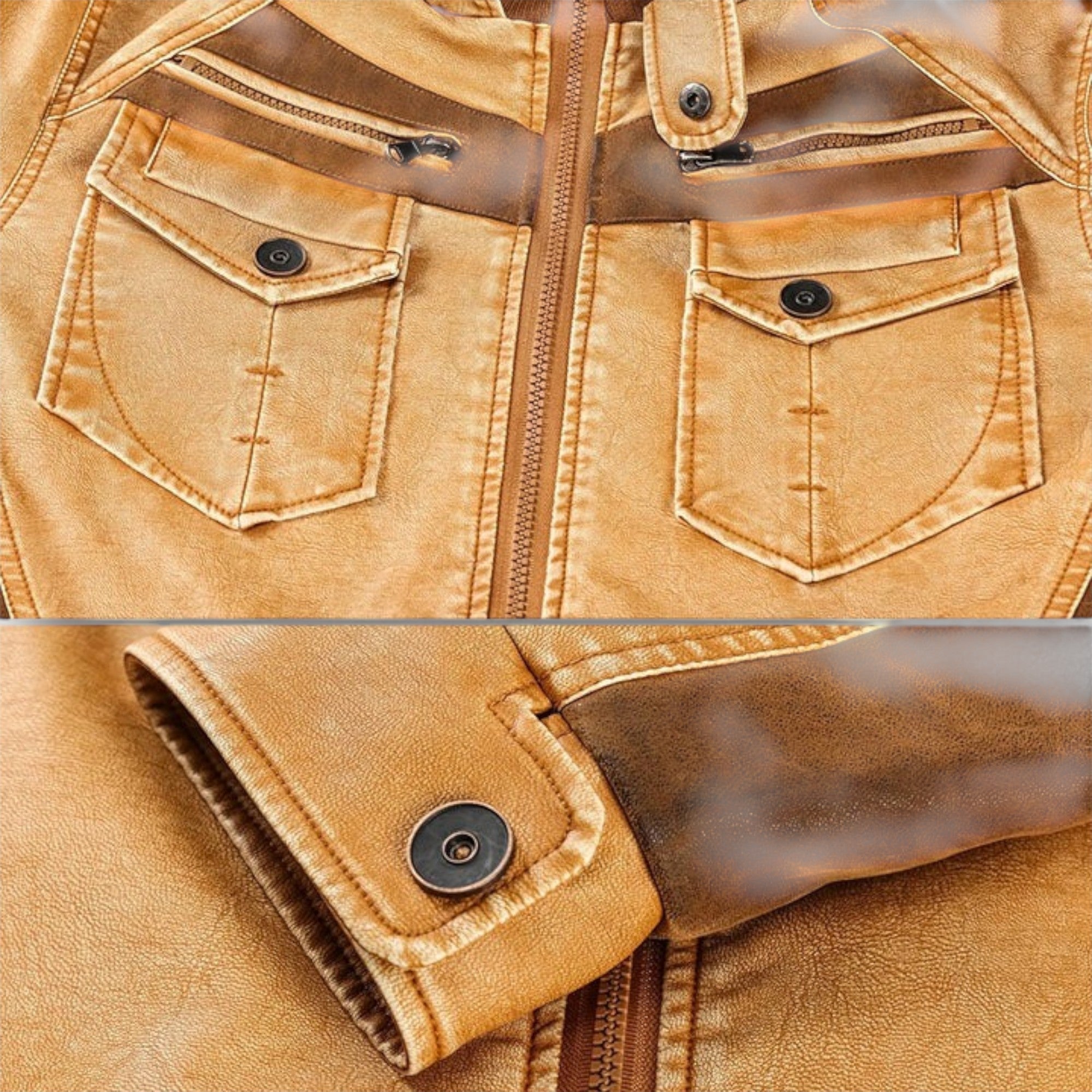 Τζάκετ από Δέρμα Titan