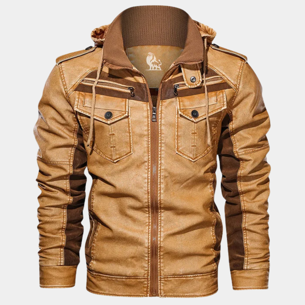 Tate | Δερμάτινο Μπουφάν